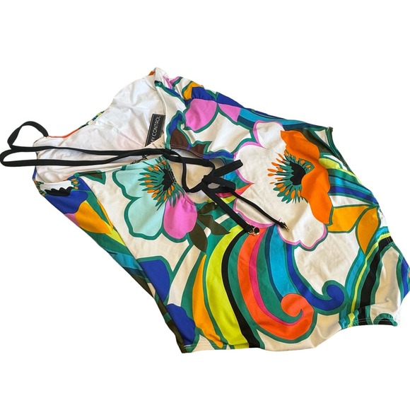 La Blanca One Shoulder One Piece Swimsuit in Sun Catcher NWT Plus Size 18W - Picture 5 of 8